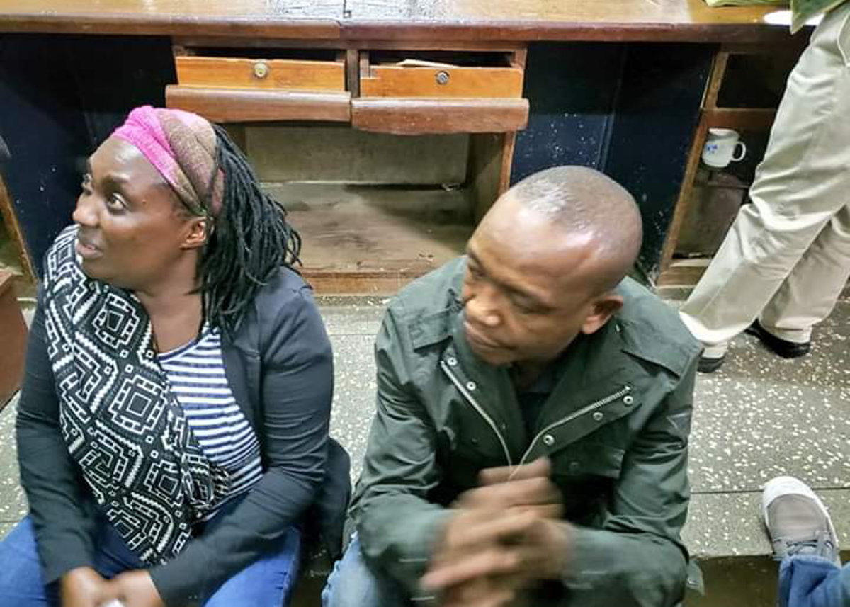 Man Woman Arrested After Trying To Steal From Boniface Mwangi