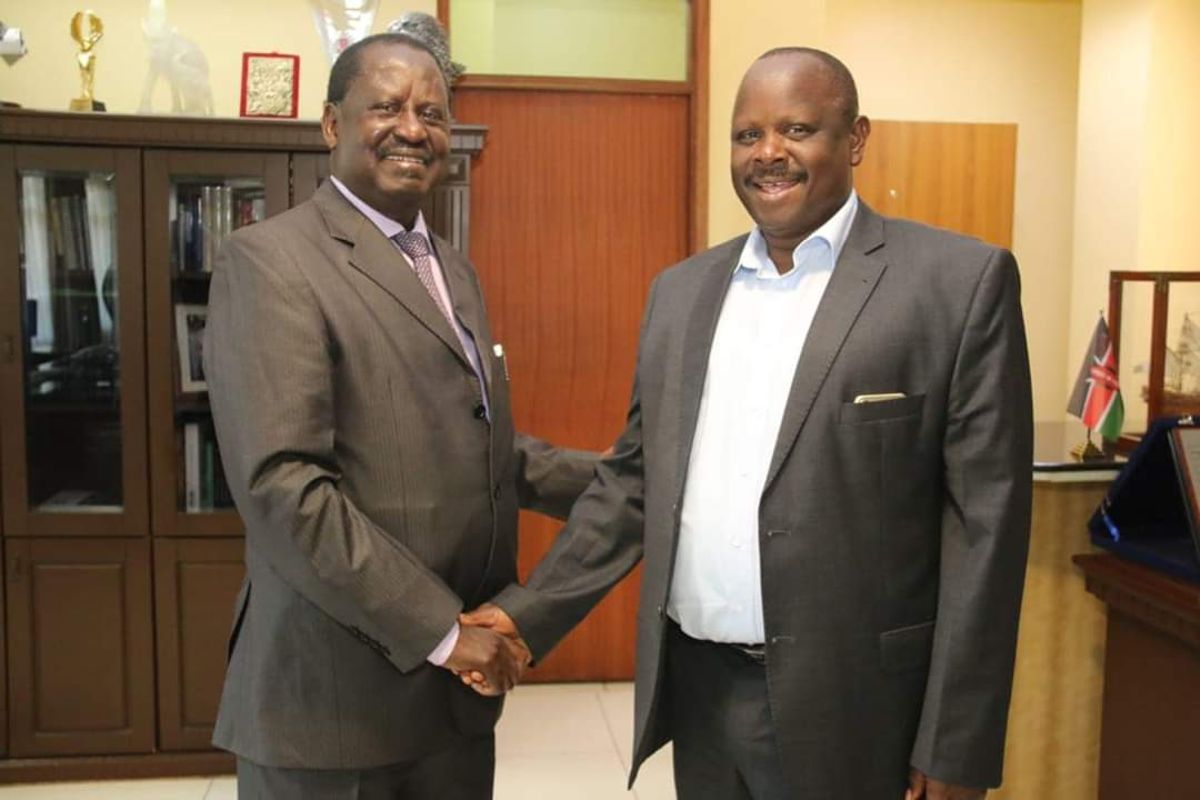 Image result for Raila With Isaac Ruto
