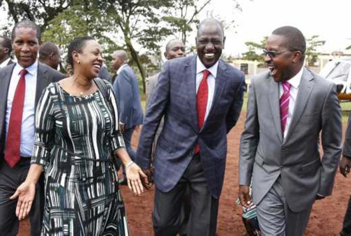 Image result for sabina Chege and DP Ruto