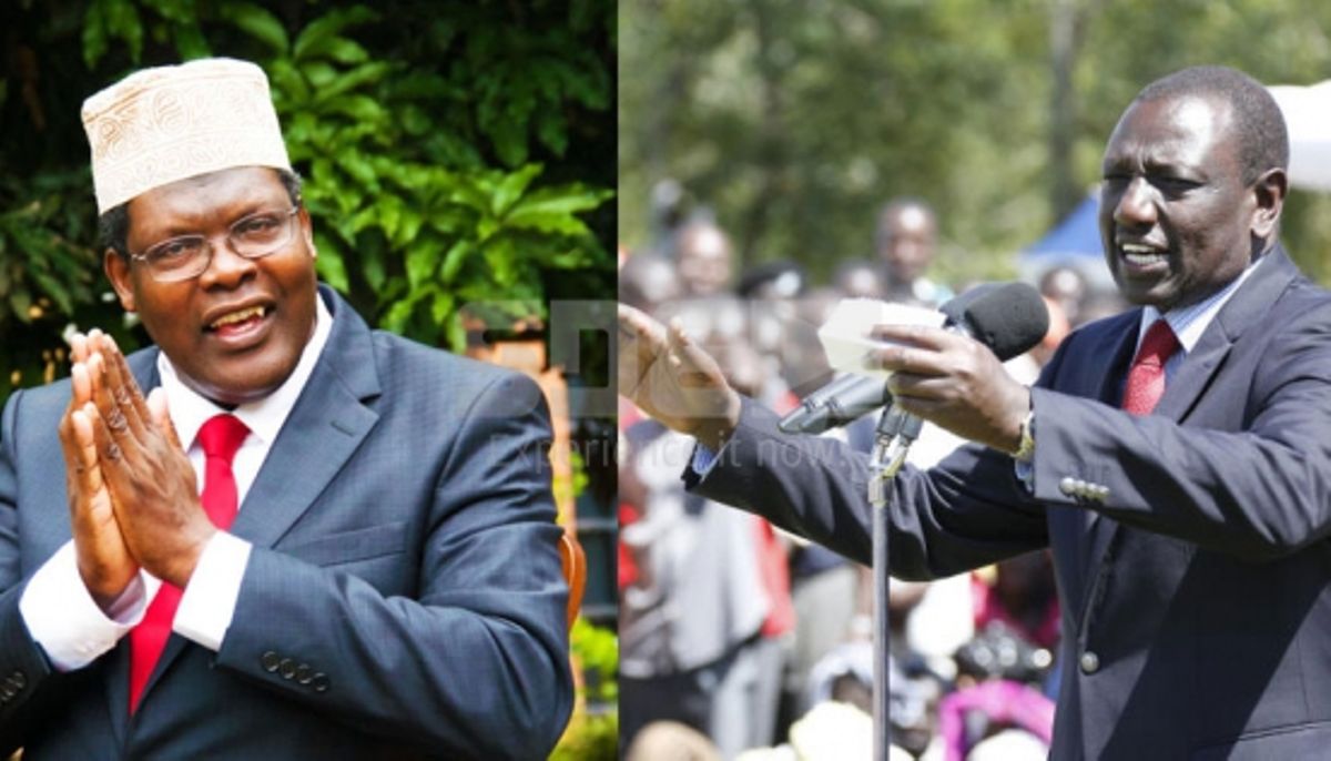 Image result for Miguna defends william Ruto