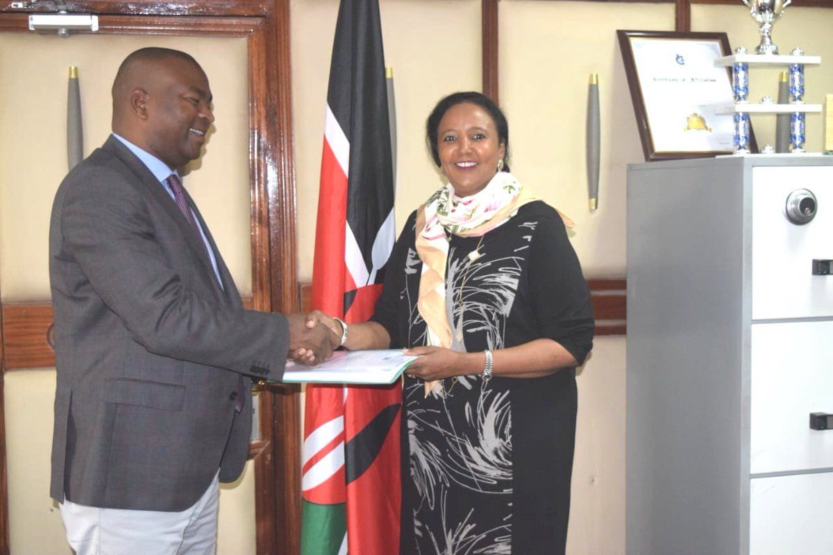 Echesa leaves office, hands over to Amina