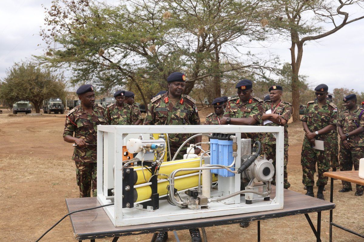 Army Commander General Raria visits deadly Engineers Brigade