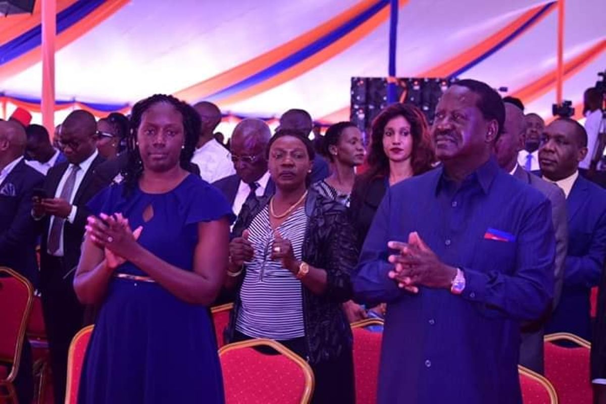 Rosemary Odinga attends Ken Okoth's memorial service [VIDEO]