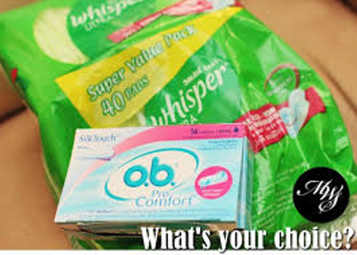 Tampons or sanitary towels? What's right for you
