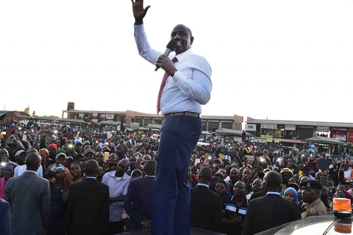Image result for Ruto addressing Mt kenya residents