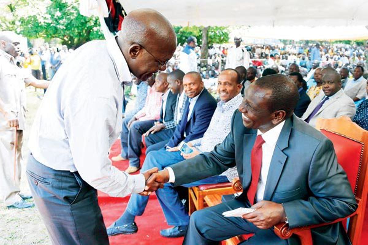 Image result for Khalwale with Ruto in Kakamega