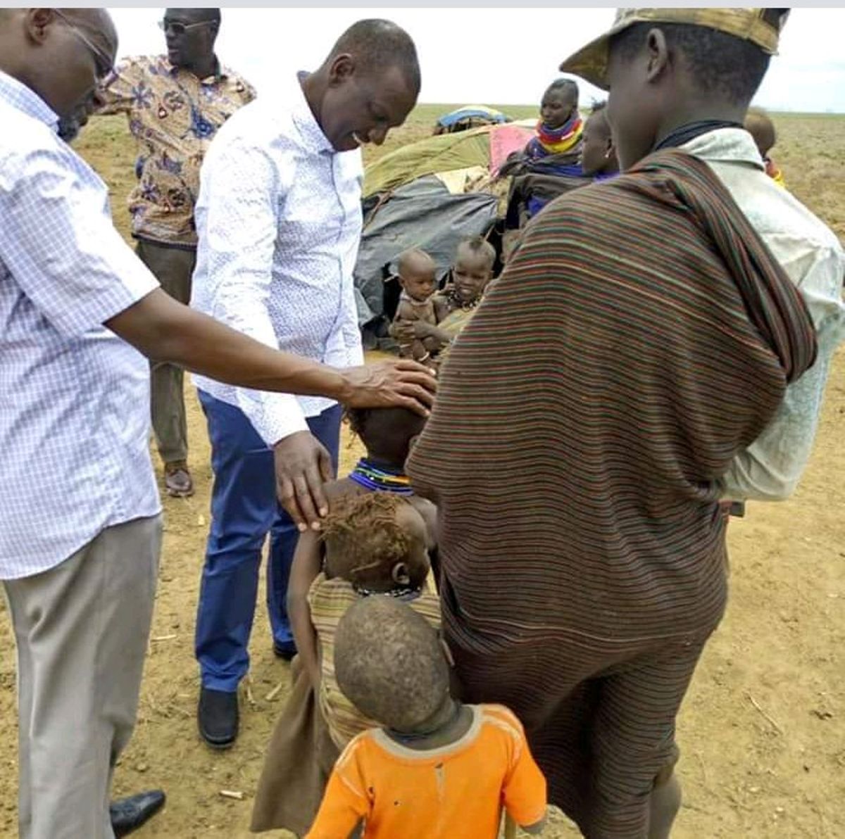Image result for ruto with Turkana children