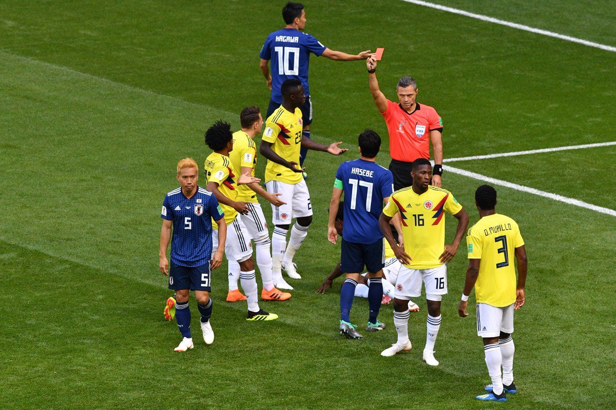 Here is the secondquickest red card in the World Cup history