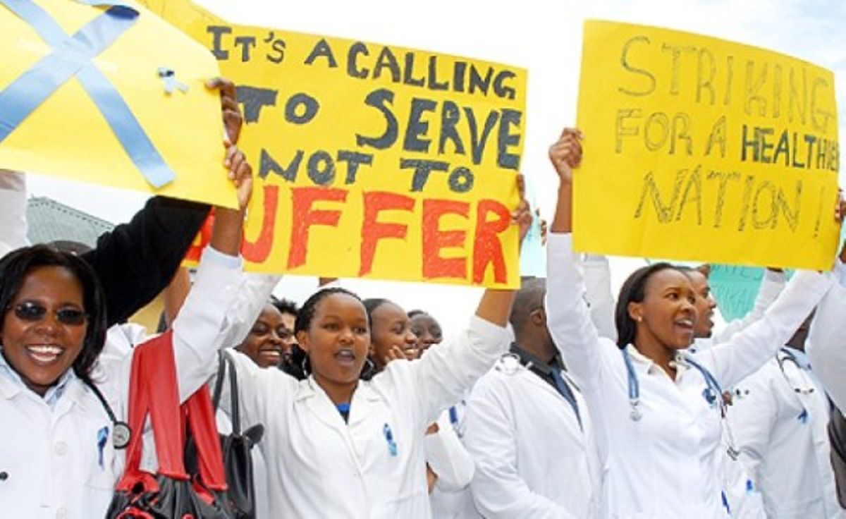 Image result for nurses strike kirinyaga