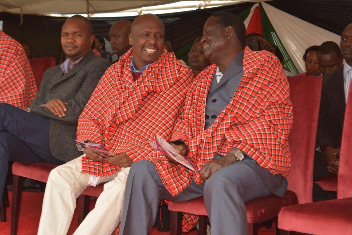 Image result for Raila With Gideon Moi