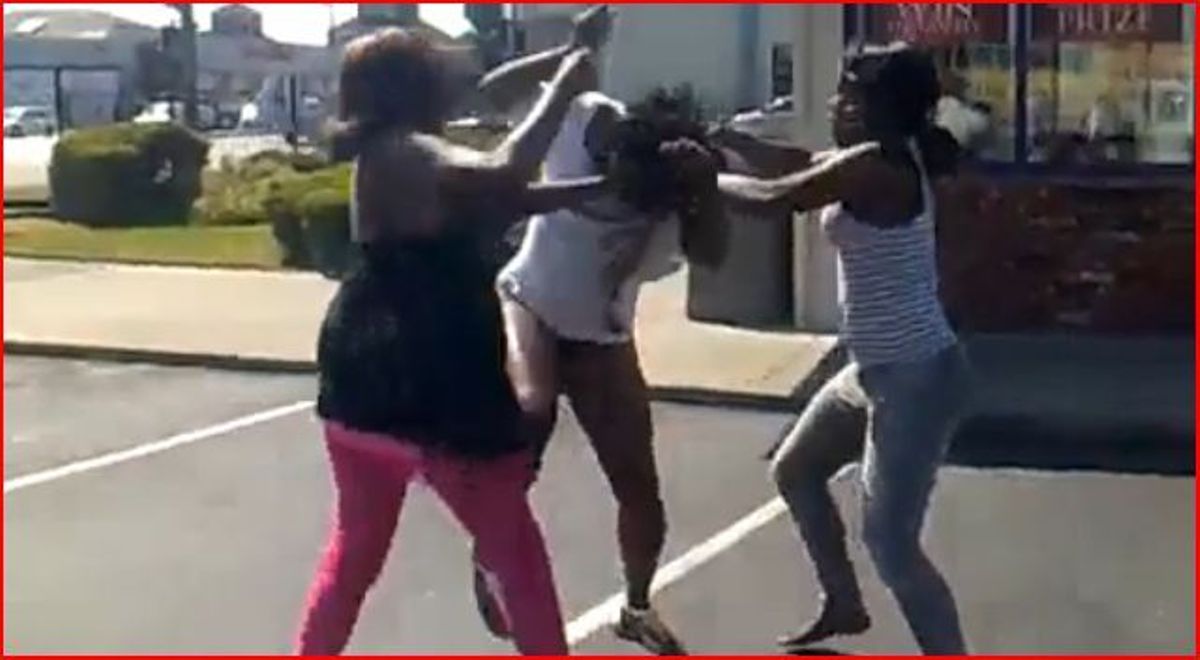 Two women fight over man in Nyacheki