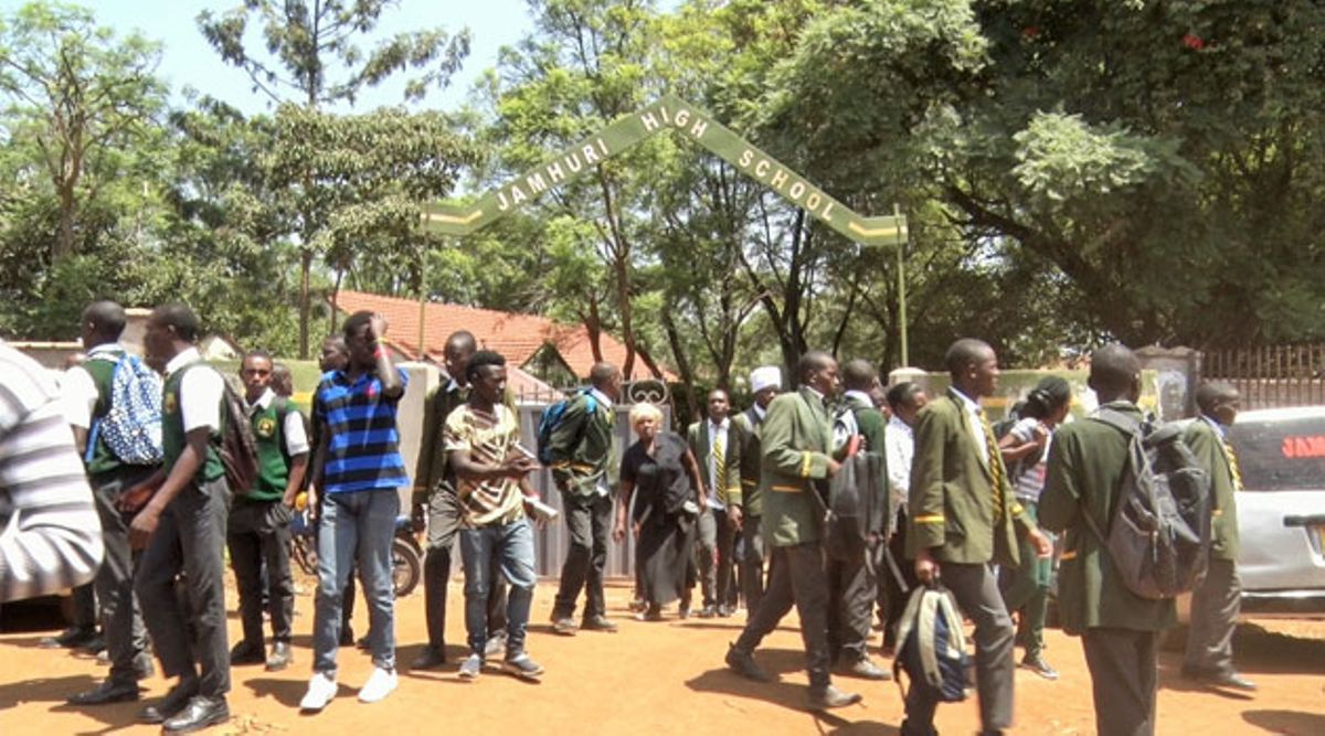 What led to religious fight at Jamhuri High School?