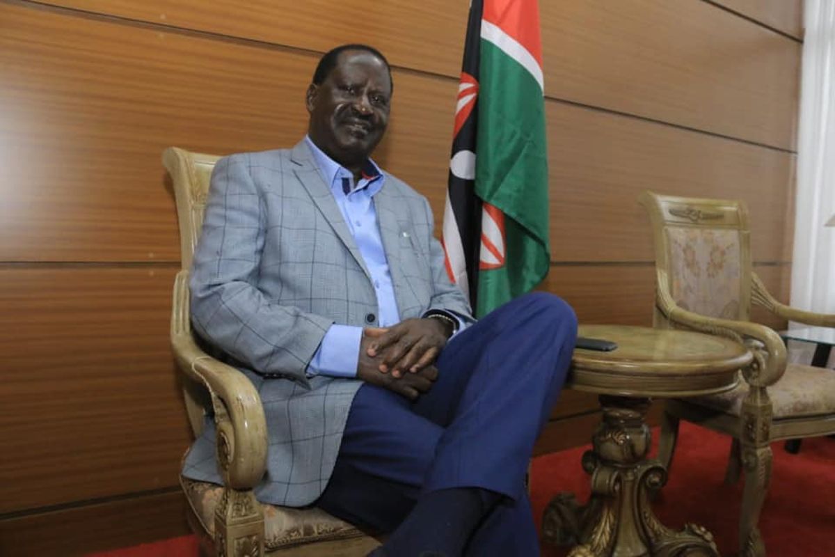 Kenyans react as Raila leaves for China