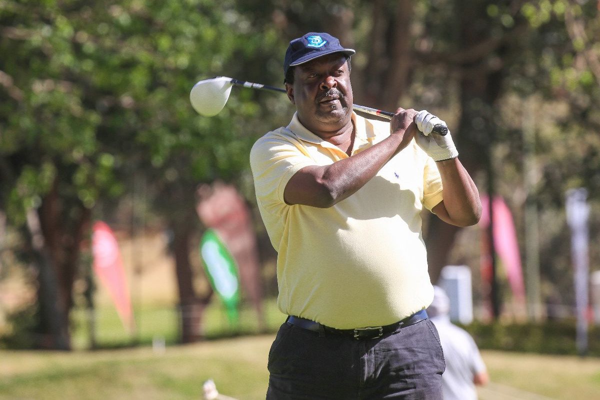 Musalia Mudavadi represents Kenya as amateur golfer