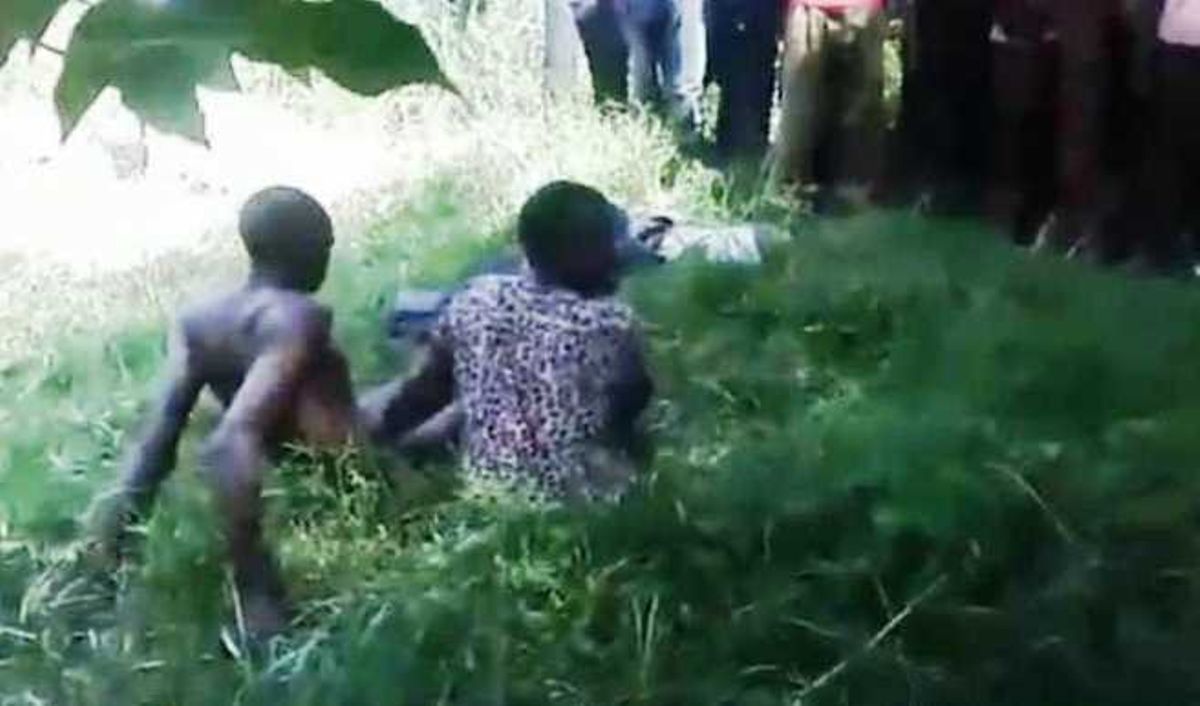 Teenagers busted in bush having sex