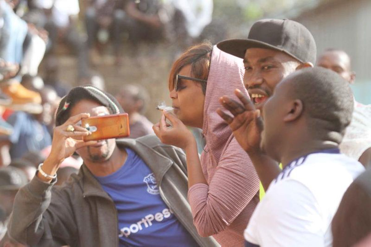 Former Nairobi Woman Rep aspirant caught on camera smoking ...