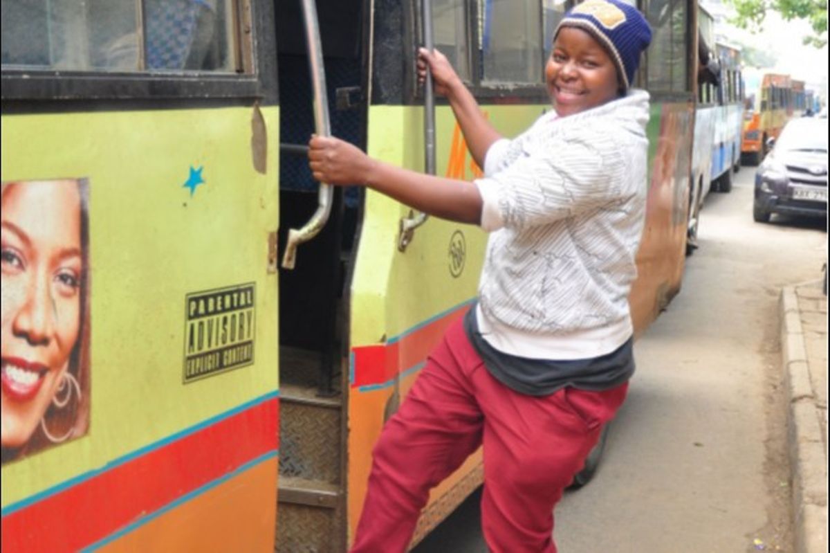 What is the driving force behind female matatu crew-member?