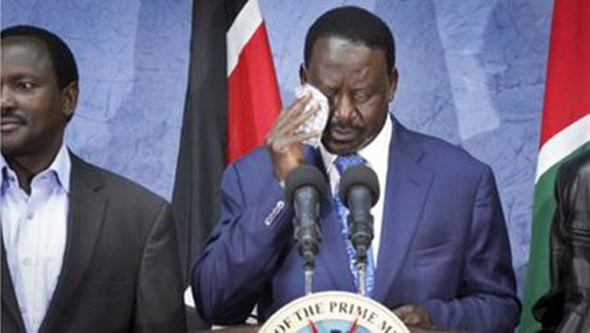 Kenyans touched by Raila's misfortune