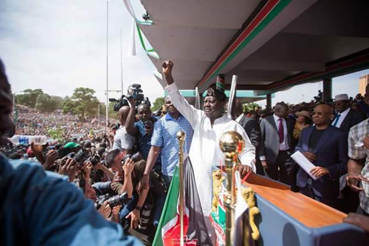 NASA leaders who attended Raila's swearing-in [Full list]