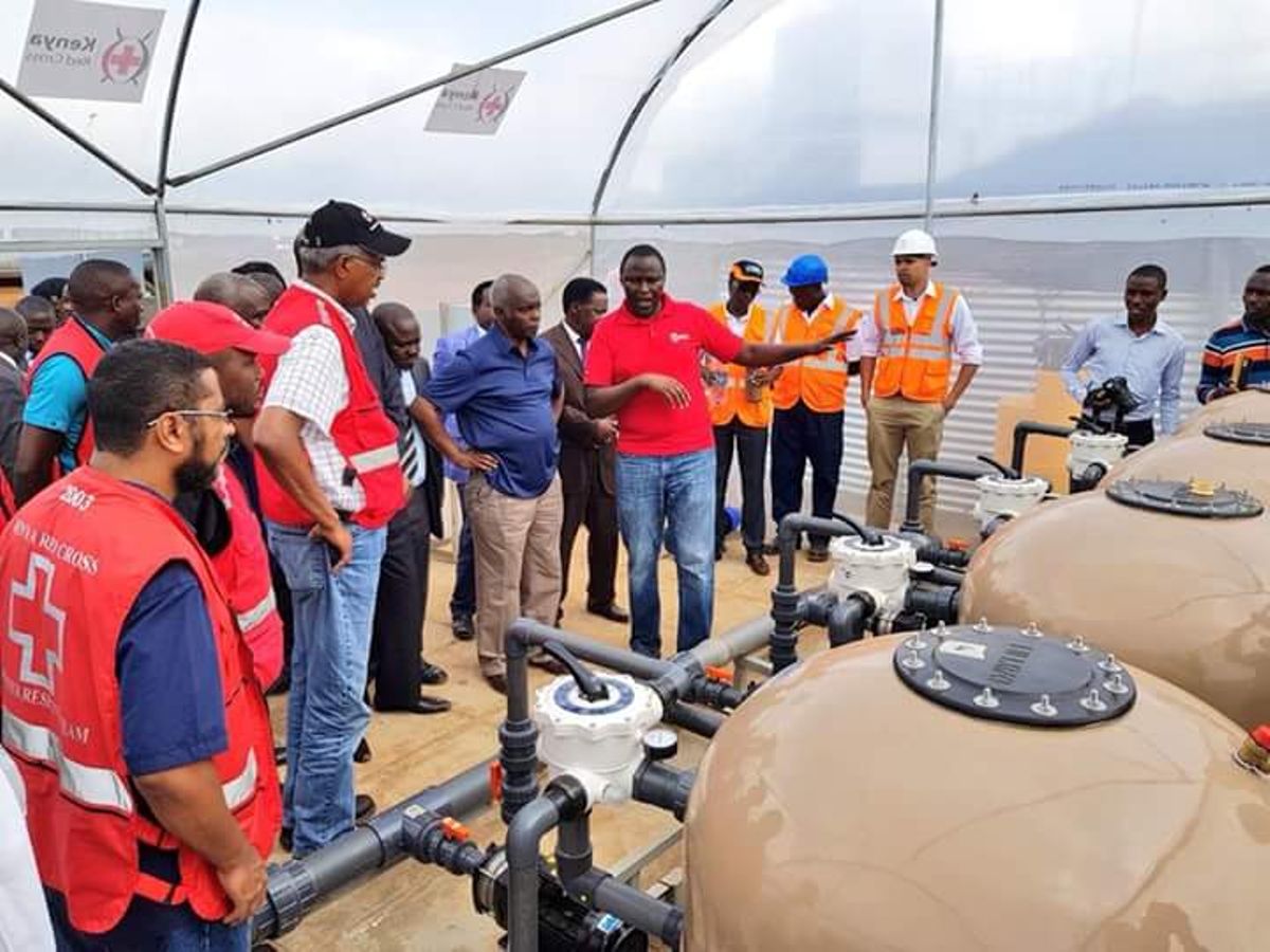 Kenya Red Cross commissions water treatment plant in Makueni