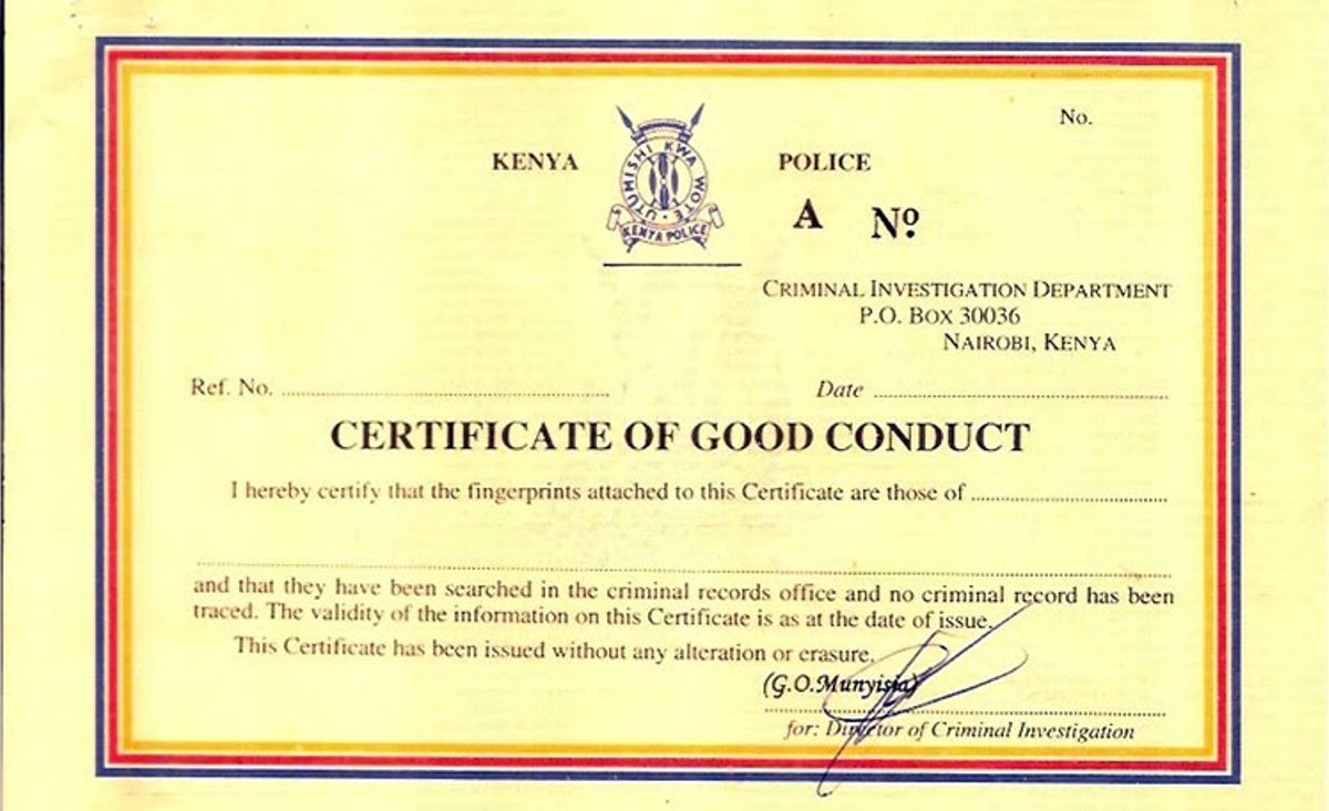 Guide On How To Apply For Certificate Of Good Conduct Online 