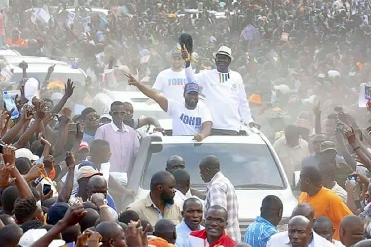 Nasa Raila Raila defies NASA principals