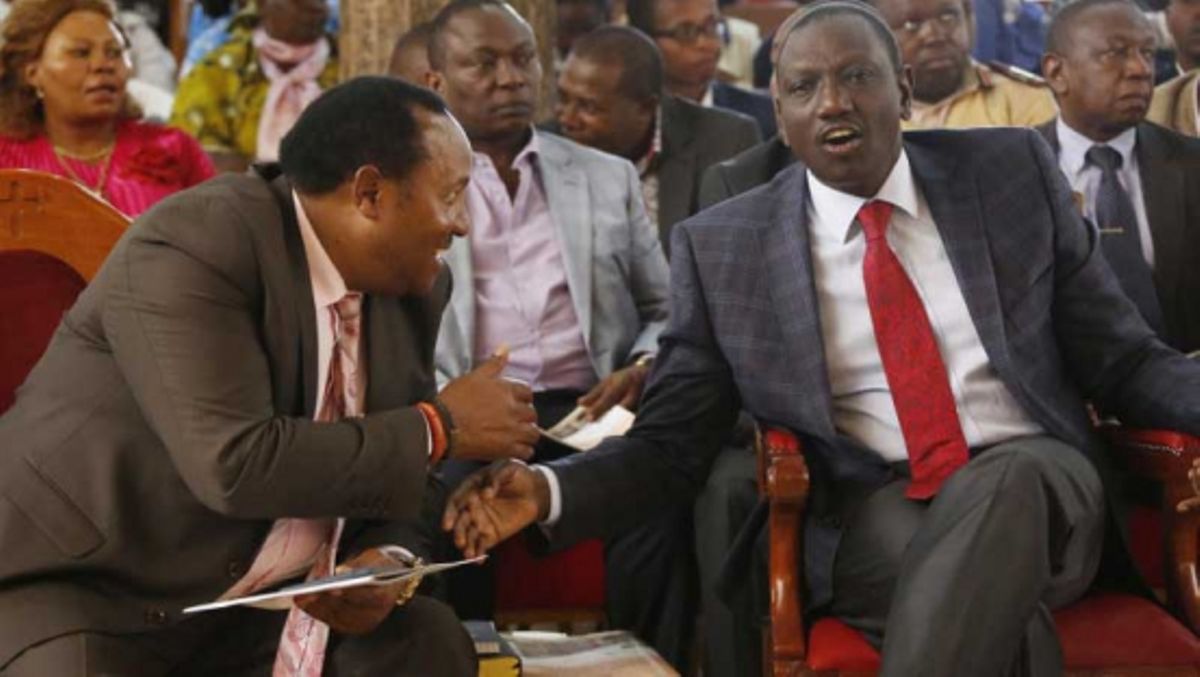 Image result for Waititu and Ruto