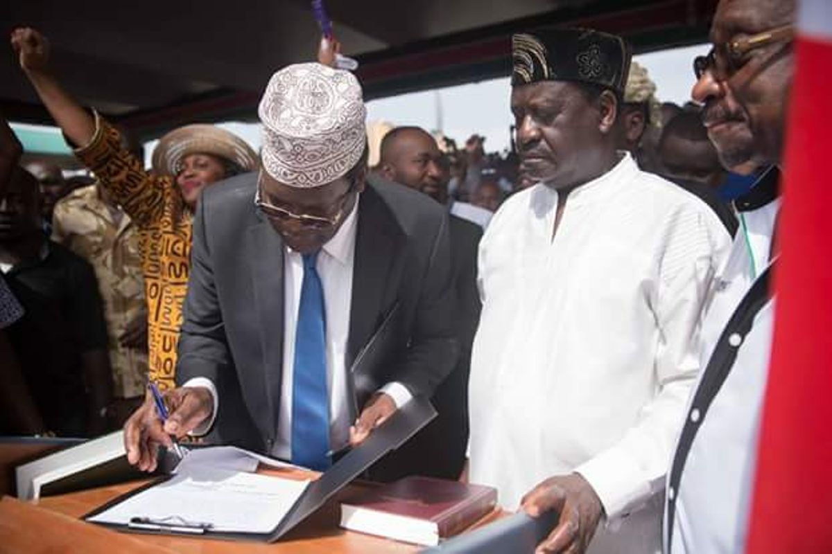 Miguna Unveils Raila's 'political Transcript'