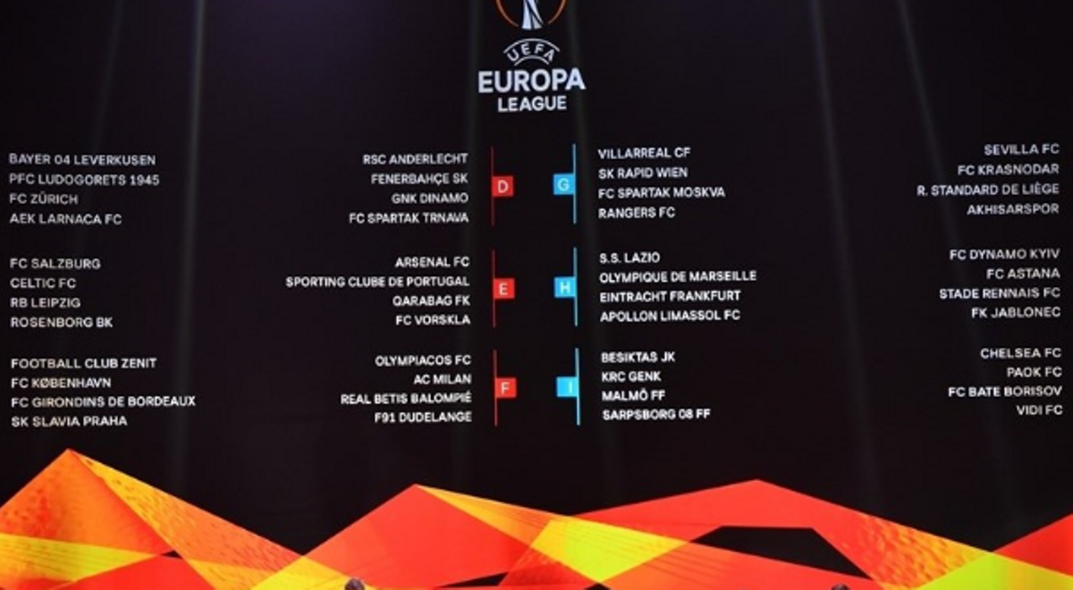 Europa League fixtures in Kenyan time