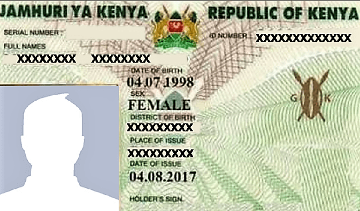 Id name. National ID Казахстан. Kenya ID Card. Обратная сторона ID карты Kenya. Kenian ID Backside.