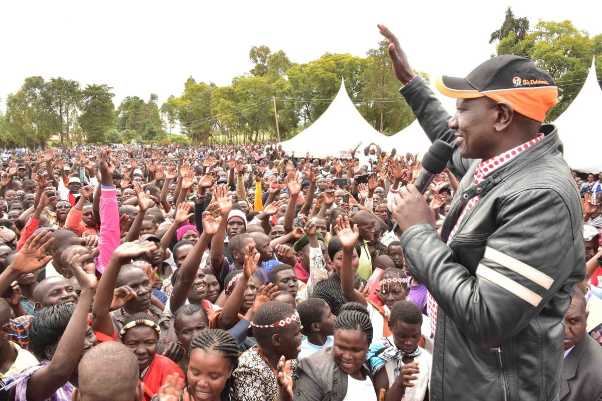 Ruto takes campaigns to Trans Nzoia as 2022 nears