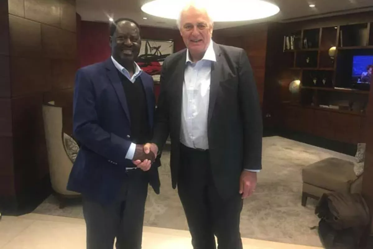 Image result for Raila in UK chatham house
