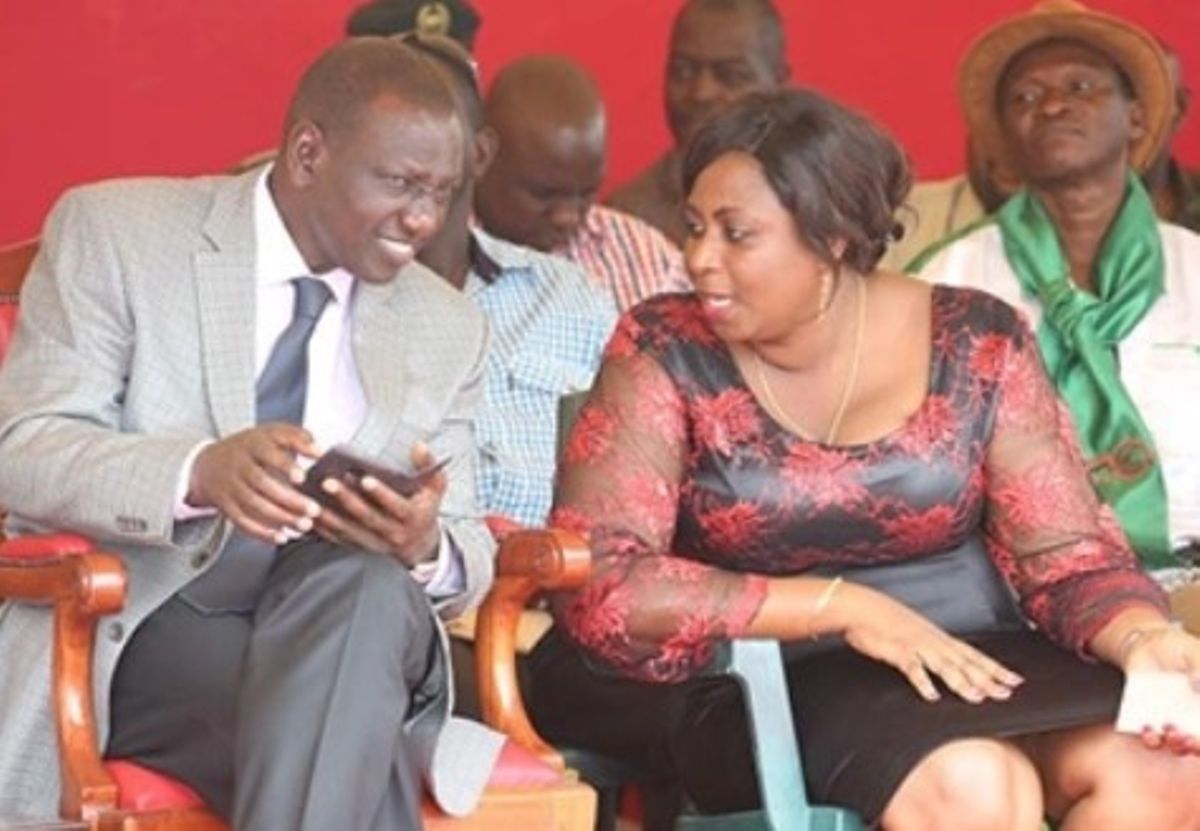 Image result for jumwa and ruto