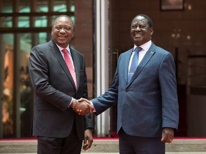 Kenya's president and opposition leader pledge to heal divisions Kenya's president and opposition leader pledge to heal divisions
