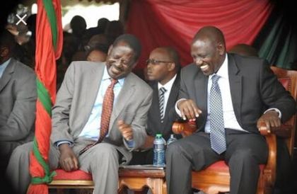 Image result for DP Ruto Joins Raila in Kisumu [PHOTOS]
