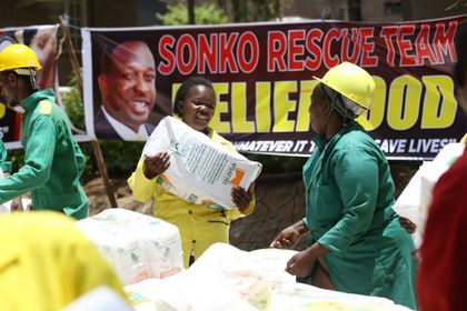 Image result for Images of Sonko in Turkana distributing food