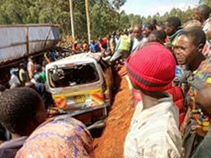 Image result for 5 am road accident at Nyatieko area along Kisii-Kegogi in Kitutu Chache South constituency, Kisii County images