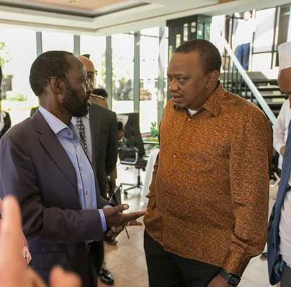 Image result for Uhuru and Anyang Nyong'o