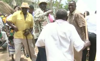 Image result for raila whipped in kwale