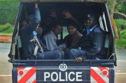 Image result for kenyan police arresting