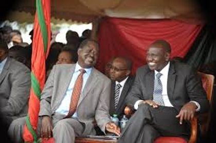 Image result for Ruto and Raila